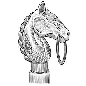 Hitching Post illustration